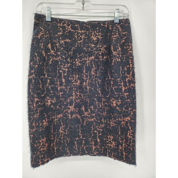 Donna Karan Collection Black Wool Blend Skirt Women's Size 4 - Picture 8 of 9